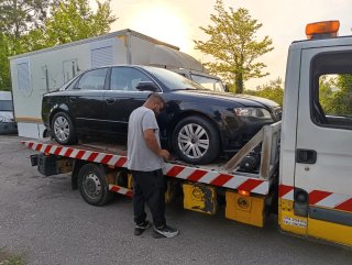 Se hacen portes en grúa
