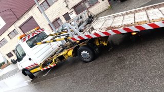 Se hacen portes en grúa
