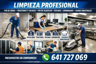 Limpieza profesional de obras