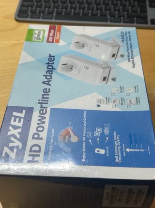 Kit PLC ZyXEL PLA4215 500Mbps con enchufe pasante