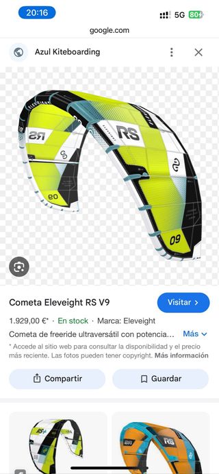 Equipo Kitesurf Eleveight Completo