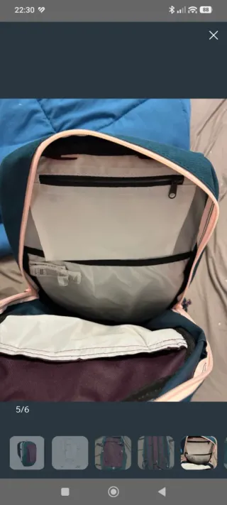 Mochila senderismo 20L 47x25x14cm 0,47kg