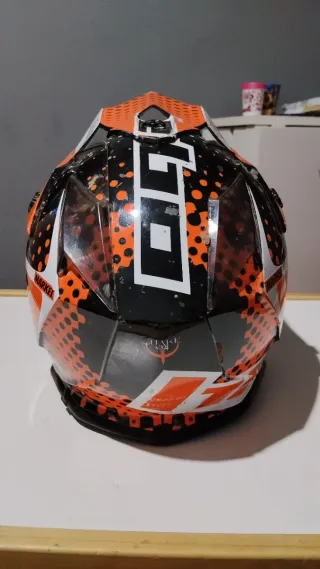 Casco Motocross Infantil Naranja
