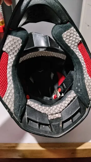 Casco Motocross Infantil Naranja