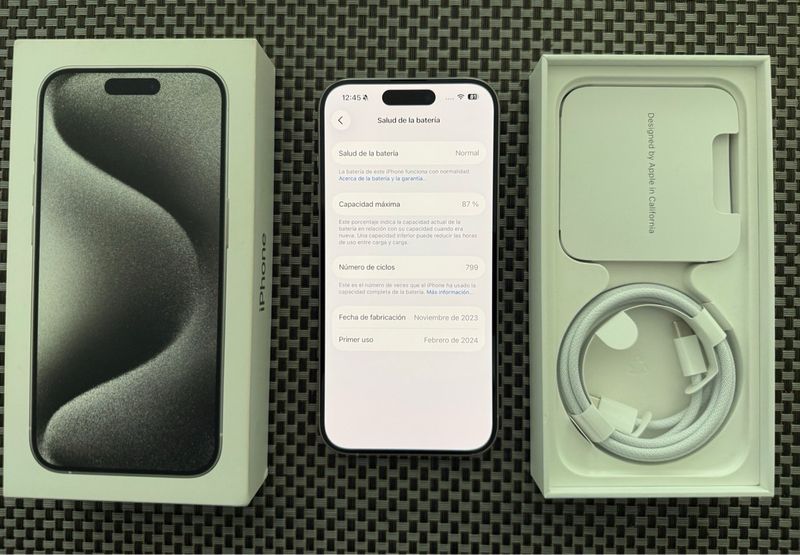 iPhone 15 Pro Plata/Blanco afbeelding 2