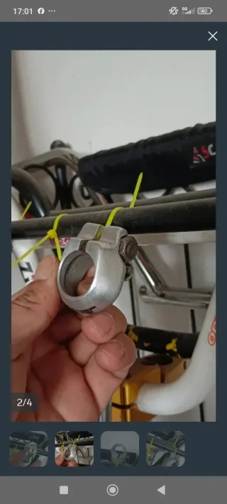 Abrazadera sillín GT