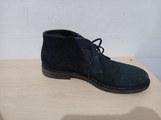 Stivaletti scamosciati uomo blu