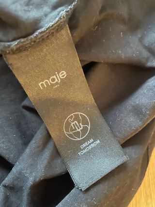 Camiseta Maje Talla 1 Negra S/M