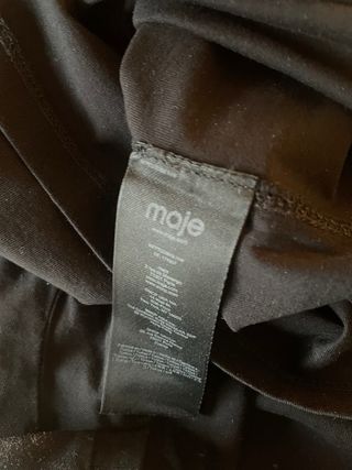 Camiseta Maje Talla 1 Negra S/M