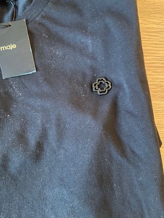 Camiseta Maje Talla 1 Negra S/M