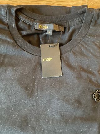 Camiseta Maje Talla 1 Negra S/M