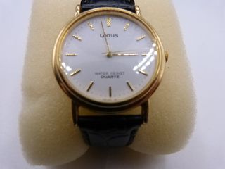 Reloj Lorus Quartz Mujer Dorado y Negro