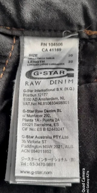 Pantalón vaquero hombre Talla M