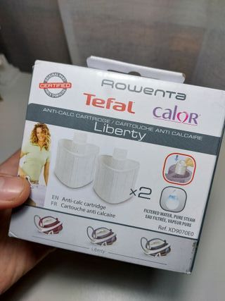 Cartuchos Anti-Calc Tefal Rowenta Liberty x2