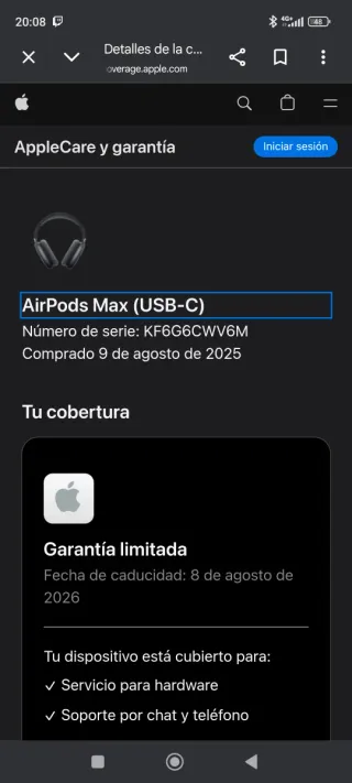 AirPods Max Midnight Como Nuevos