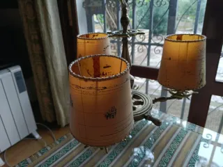 Lámpara de bronce estilo náutico