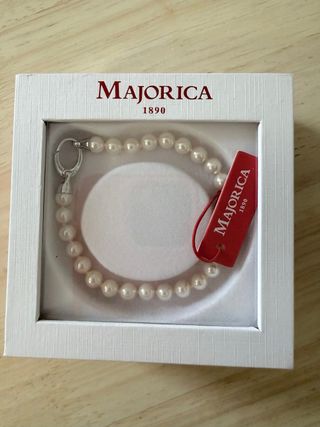 Pulsera Majorica Perlas Plata