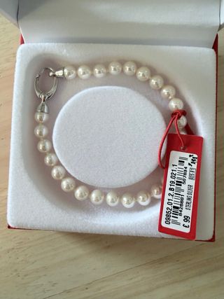 Pulsera Majorica Perlas Plata