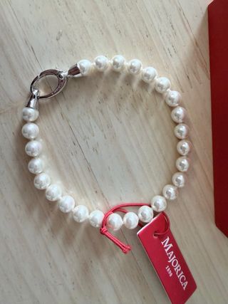 Pulsera Majorica Perlas Plata