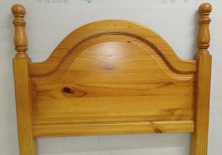 CABECERO DE MADERA COLOR PINO PARA CAMA 90 CM