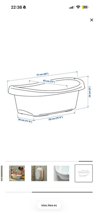 Bañera bebé IKEA