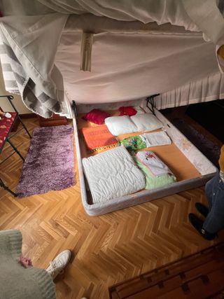 Cama con canapé 150