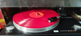 Tocadiscos Sansui P-50 Automático Rojo