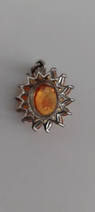 Colgante Plata 925 Sterling silver con Ámbar