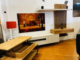 MUEBLE SALON EN ARTICO Y MADERA