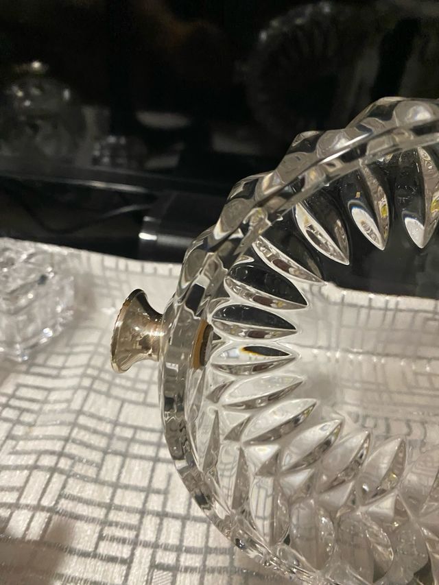 Bandeja cristal Nachtmann plata