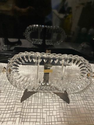 Bandeja cristal Nachtmann plata