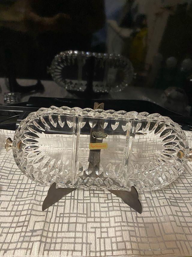 Bandeja cristal Nachtmann plata