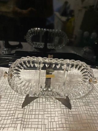 Bandeja cristal Nachtmann plata