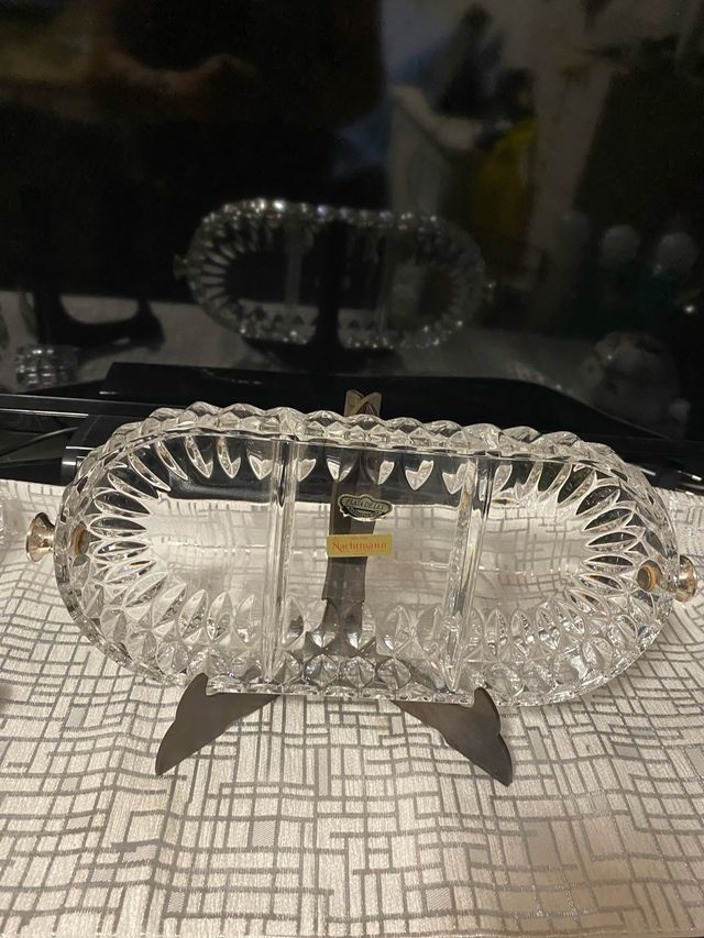 Bandeja cristal Nachtmann plata