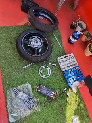 Mecánico de motos a domicilio o en taller