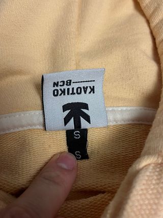 Sudadera Kaotiko amarilla