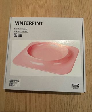 Plato Vinterfint IKEA rosa