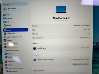 MacBook Air 2024 8GB 256GB Azul Marino