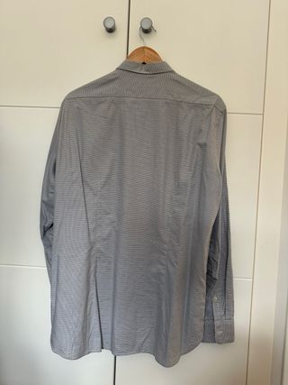 Camisa Mango Slim Fit Gris