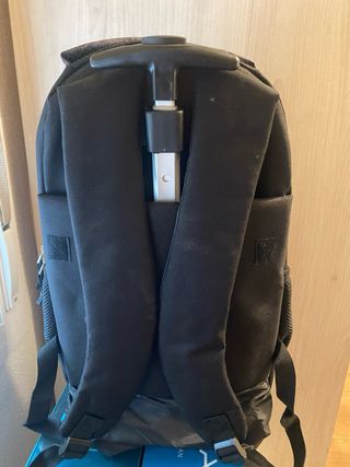 Mochila Dolphin Line Negra y Gris