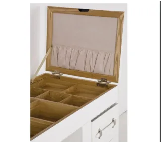 Móvel Make Up Diva Croco Branco KARE