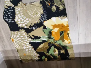 Vestido estampado floral y animal print orna farho