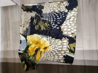 Vestido estampado floral y animal print orna farho