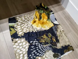 Vestido estampado floral y animal print orna farho