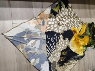 Vestido estampado floral y animal print orna farho