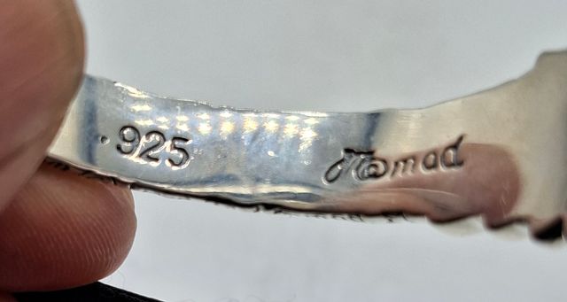 Pulsera artesanal Plata 925 Alas de angel y Cruz