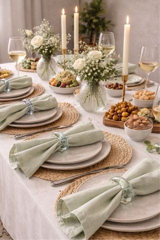 14 servilleteros vidrio colores