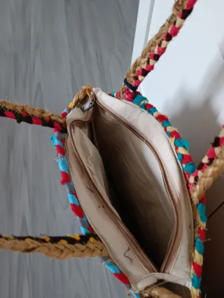 Bolso Rafia Boho Multicolor