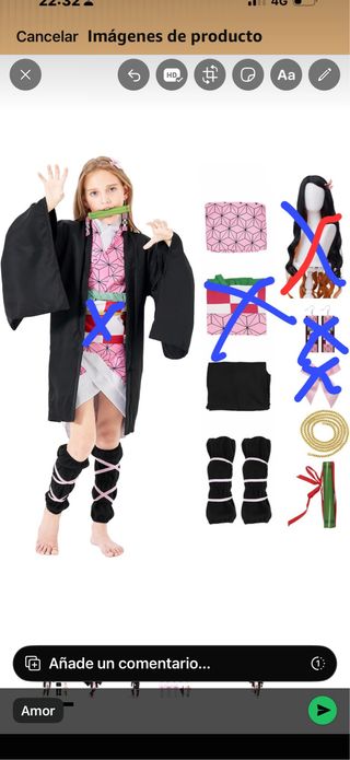 Disfraz Nezuko Talla 8-10