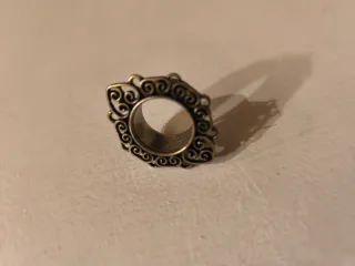 Túneles Acero Quirúrgico Dorado 18mm vintage Par